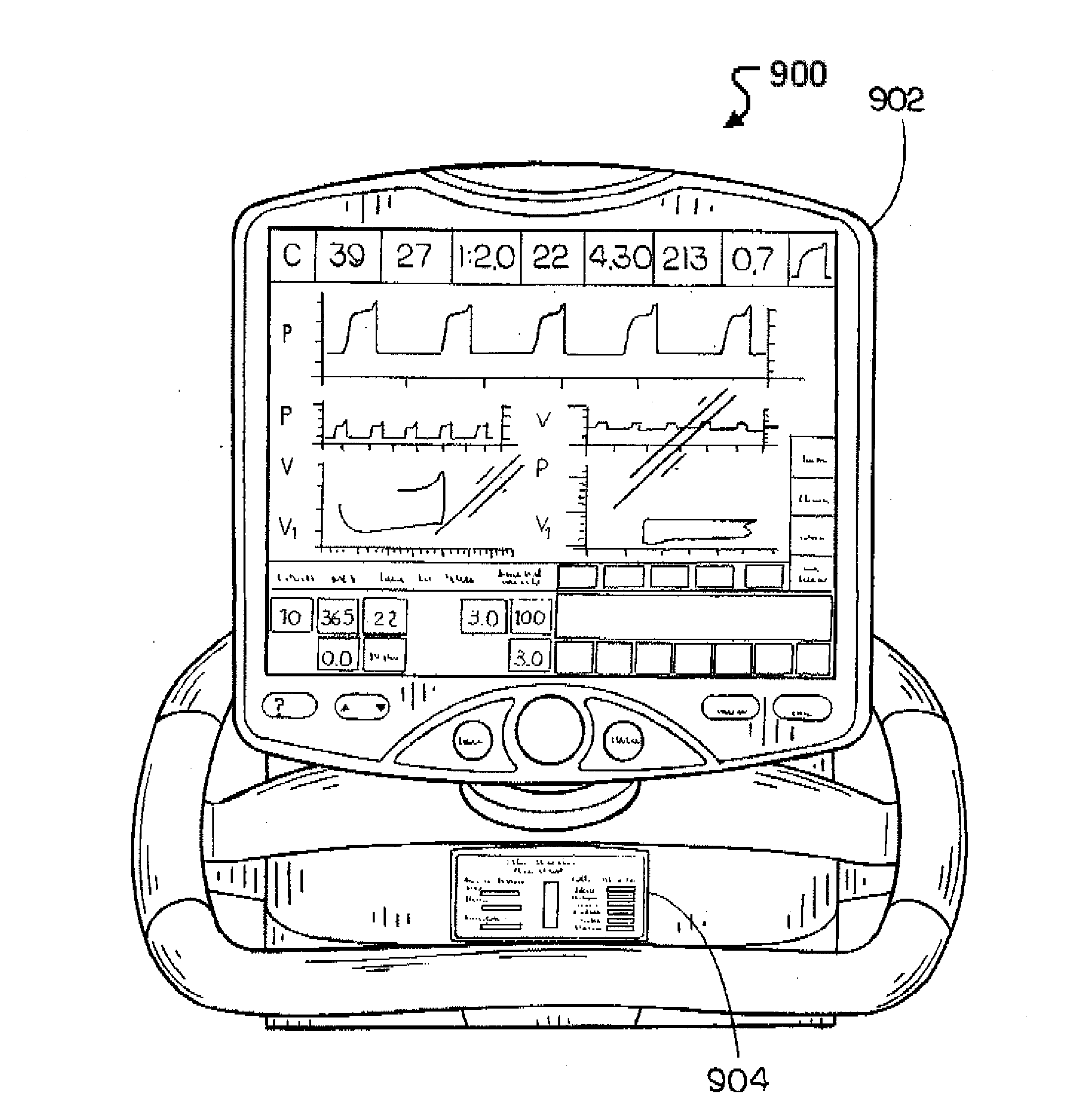Ventilation System With System Status Display