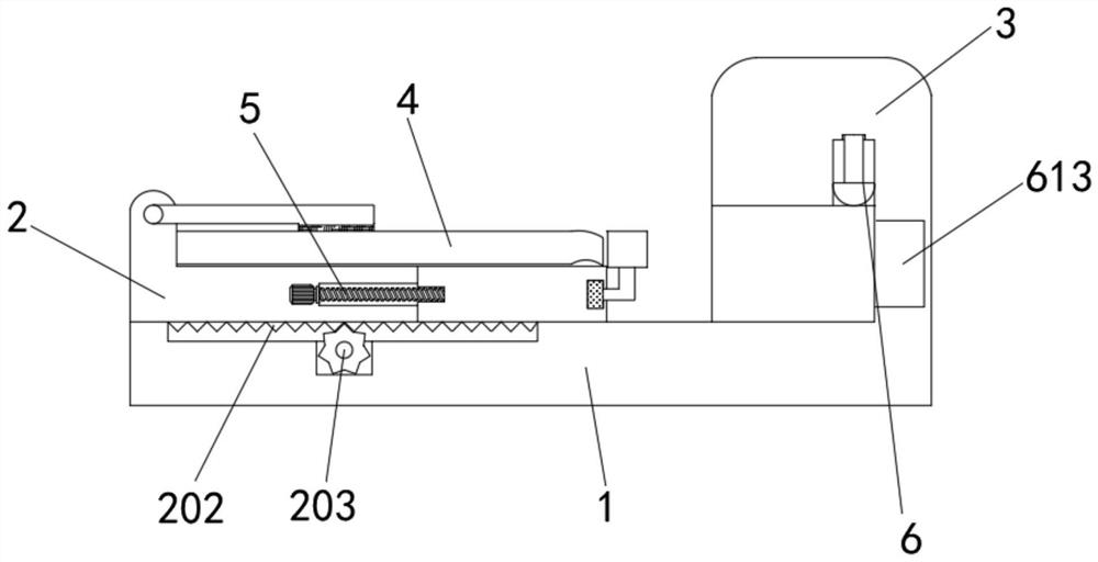 Dry-type transformer iron core clamping device with automatic alarm function