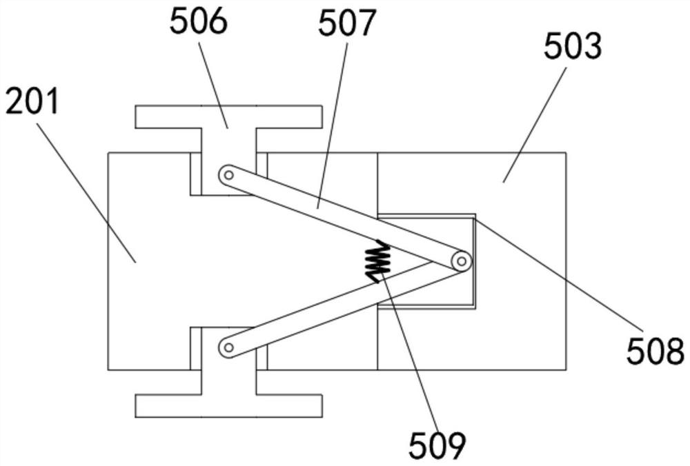 Dry-type transformer iron core clamping device with automatic alarm function