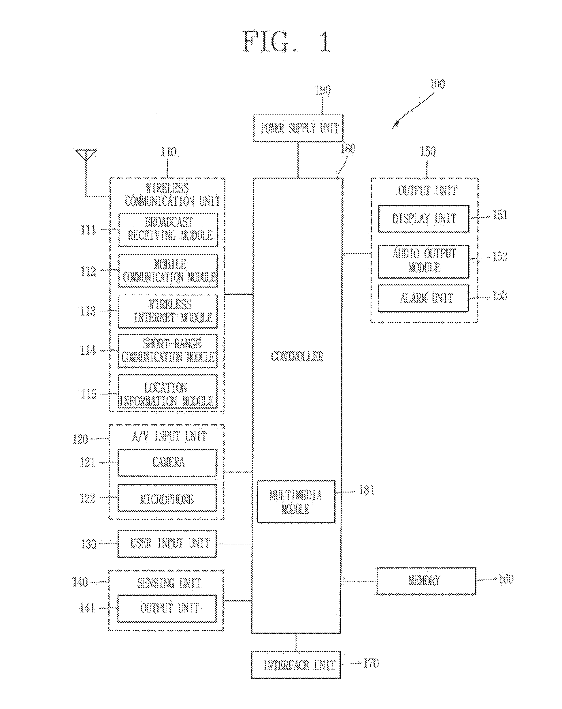 Mobile terminal and charge current setting method thereof