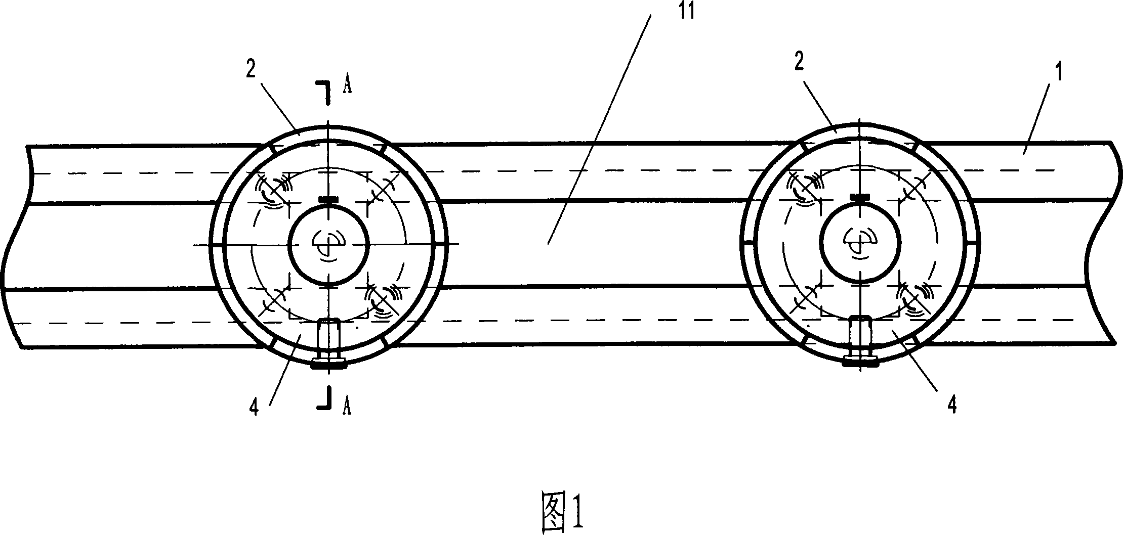 Welding aid for connecting flange and its welding method