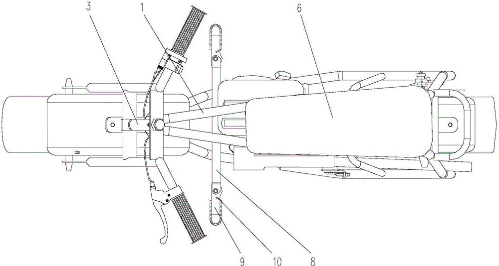 Light weight type motorcycle