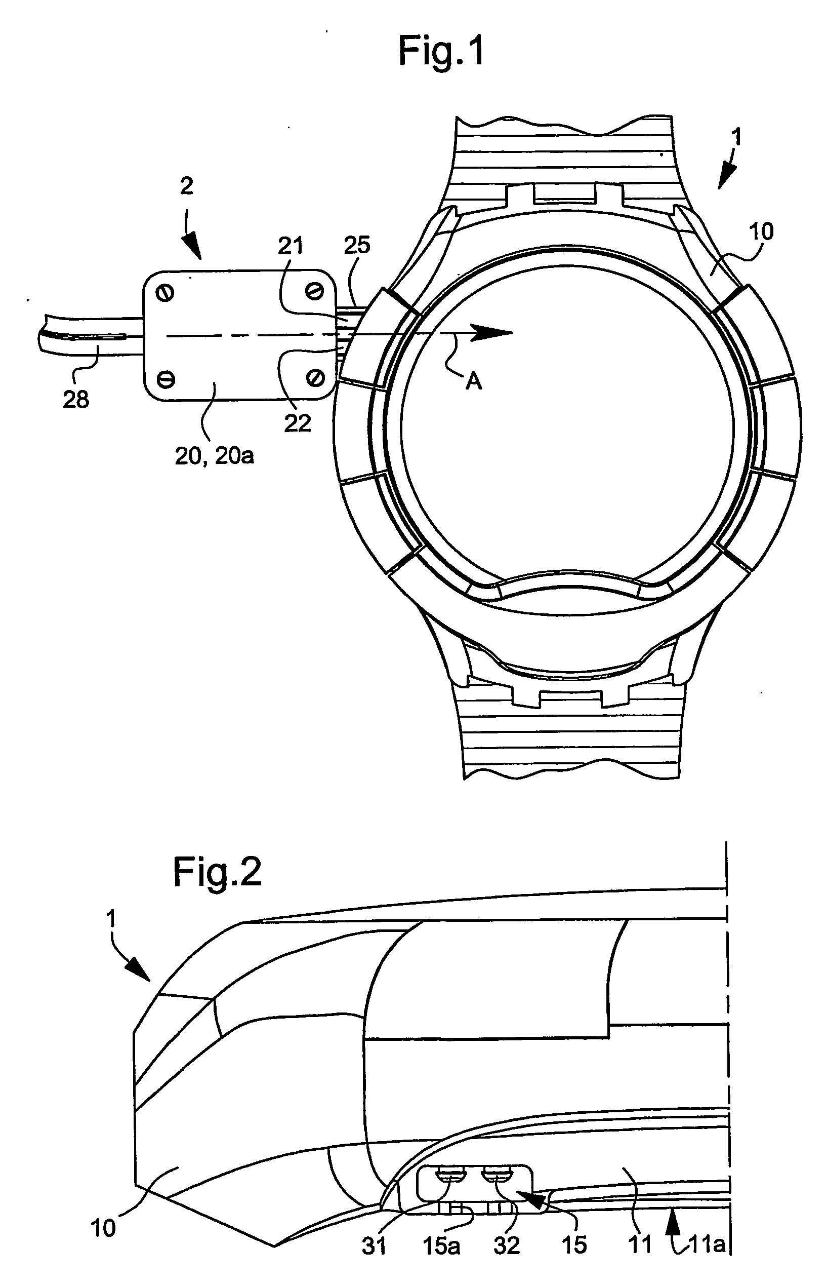Device for establishing an electrical connection between a portable electronic instrument and an external device, in particular for performing the recharge of a battery of said instrument
