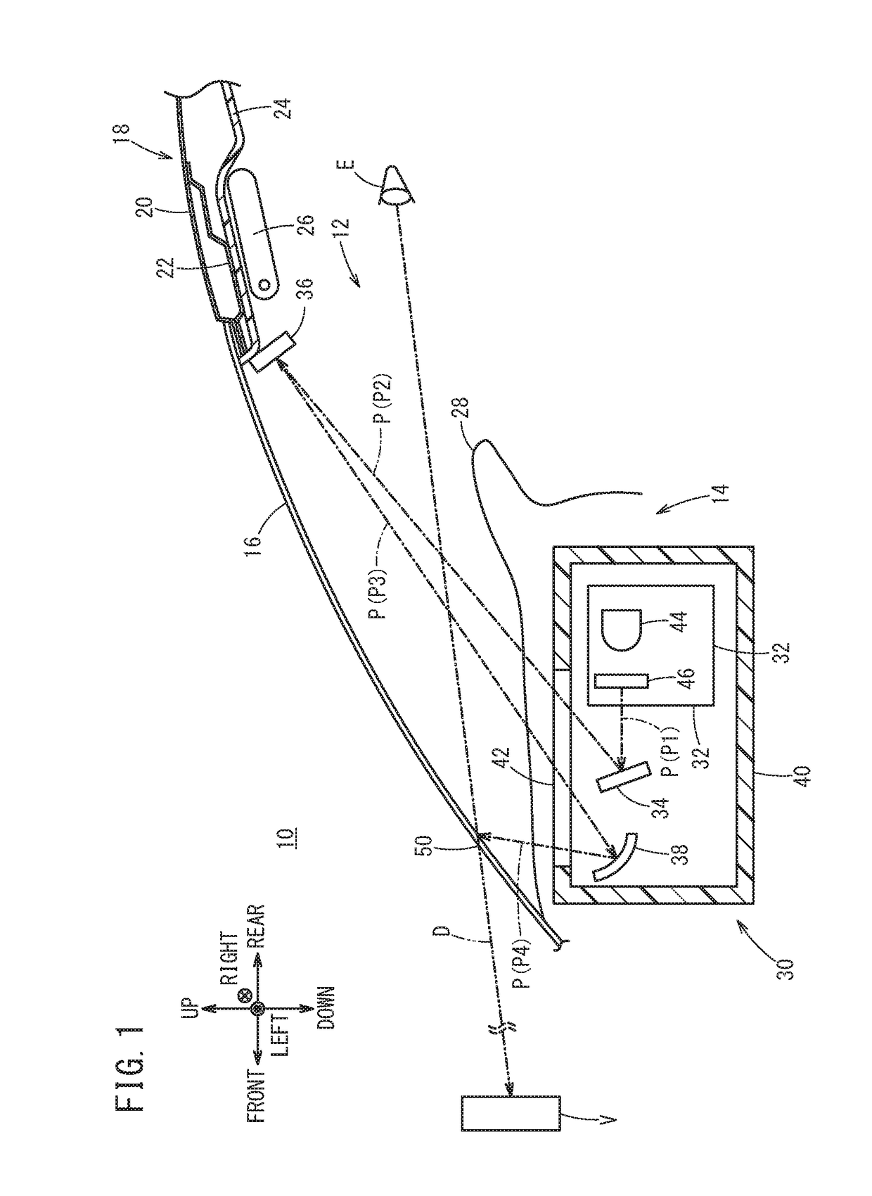 Head-up display device