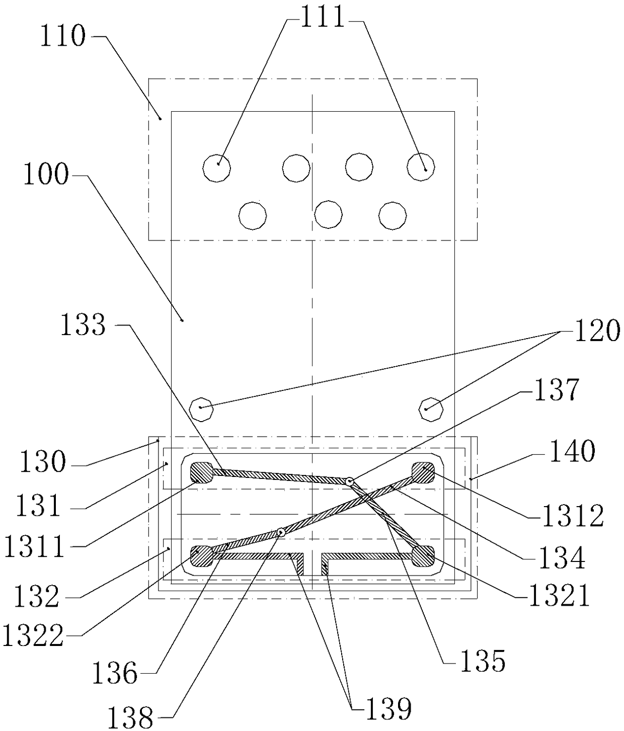 A flexible board with high reliability and an assembly system thereof