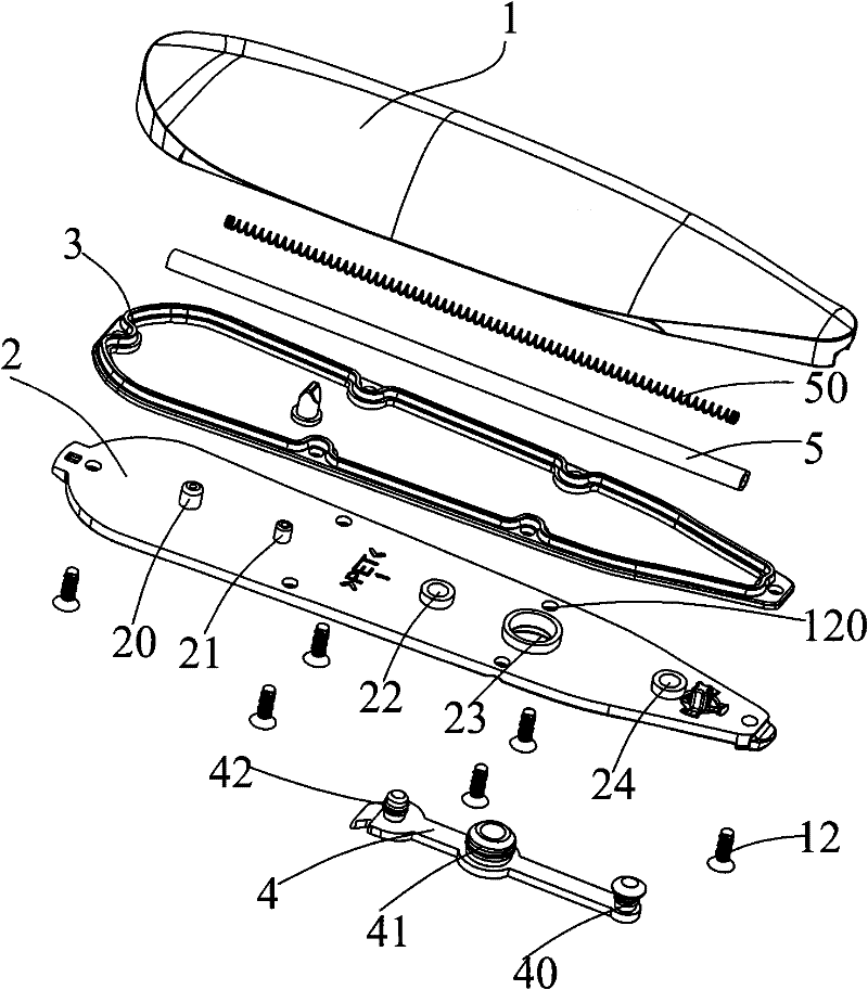 Water tank of hair straightener