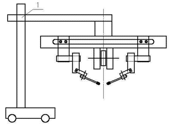 Automatic welding device for annular symmetrical fillet welds