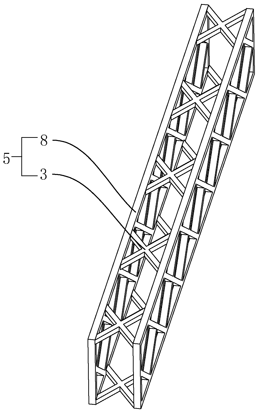 Construction method of steel trestle