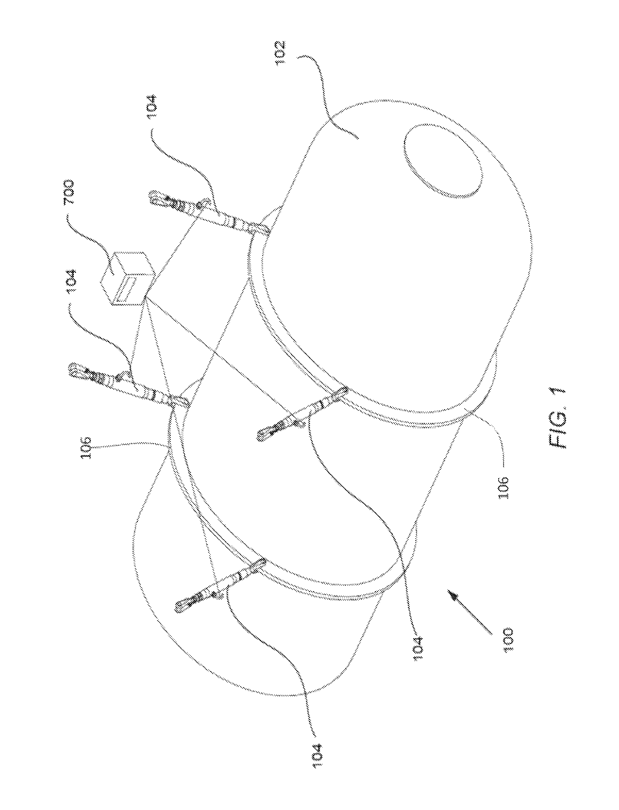Storage tank having an active support rod measurement system