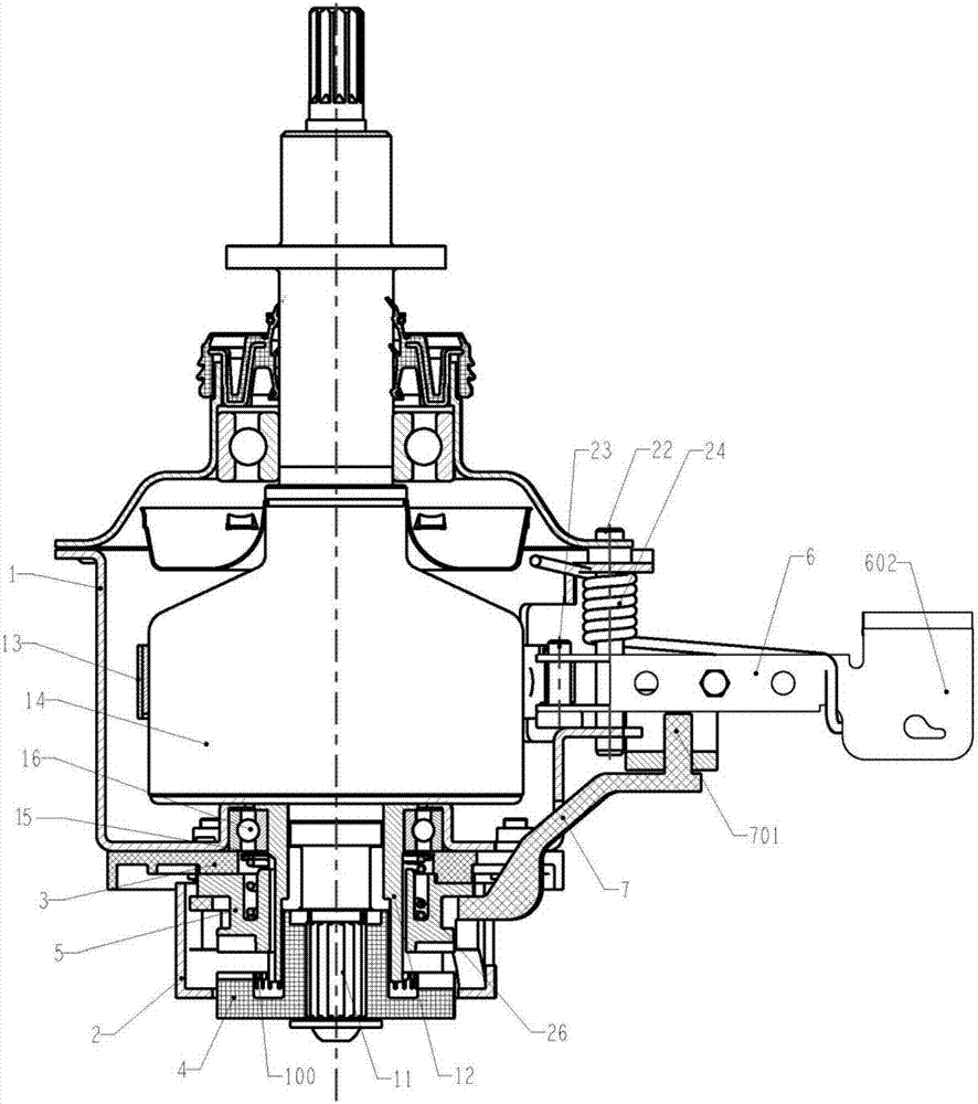 Washing machine and clutch mechanism thereof