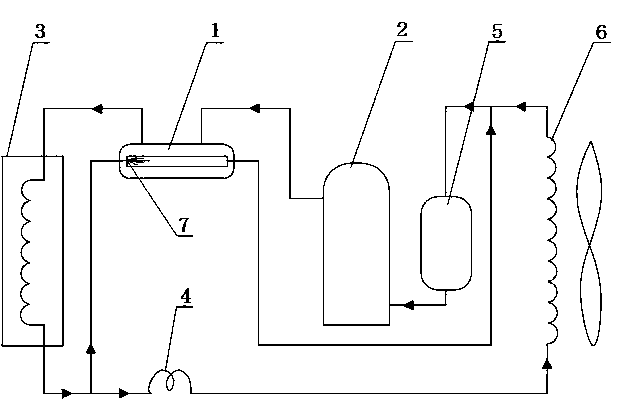 A spray evaporation system for low-temperature heating of air source heat pumps and air conditioners