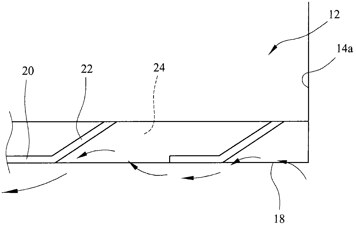 Resistance-reducing device for a moon pool