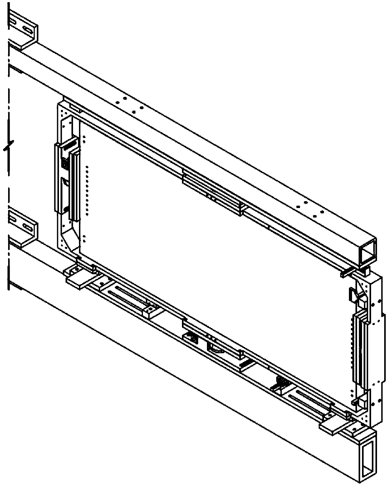 Optical panel bracket with multi-degree-of-freedom adjustment capacity