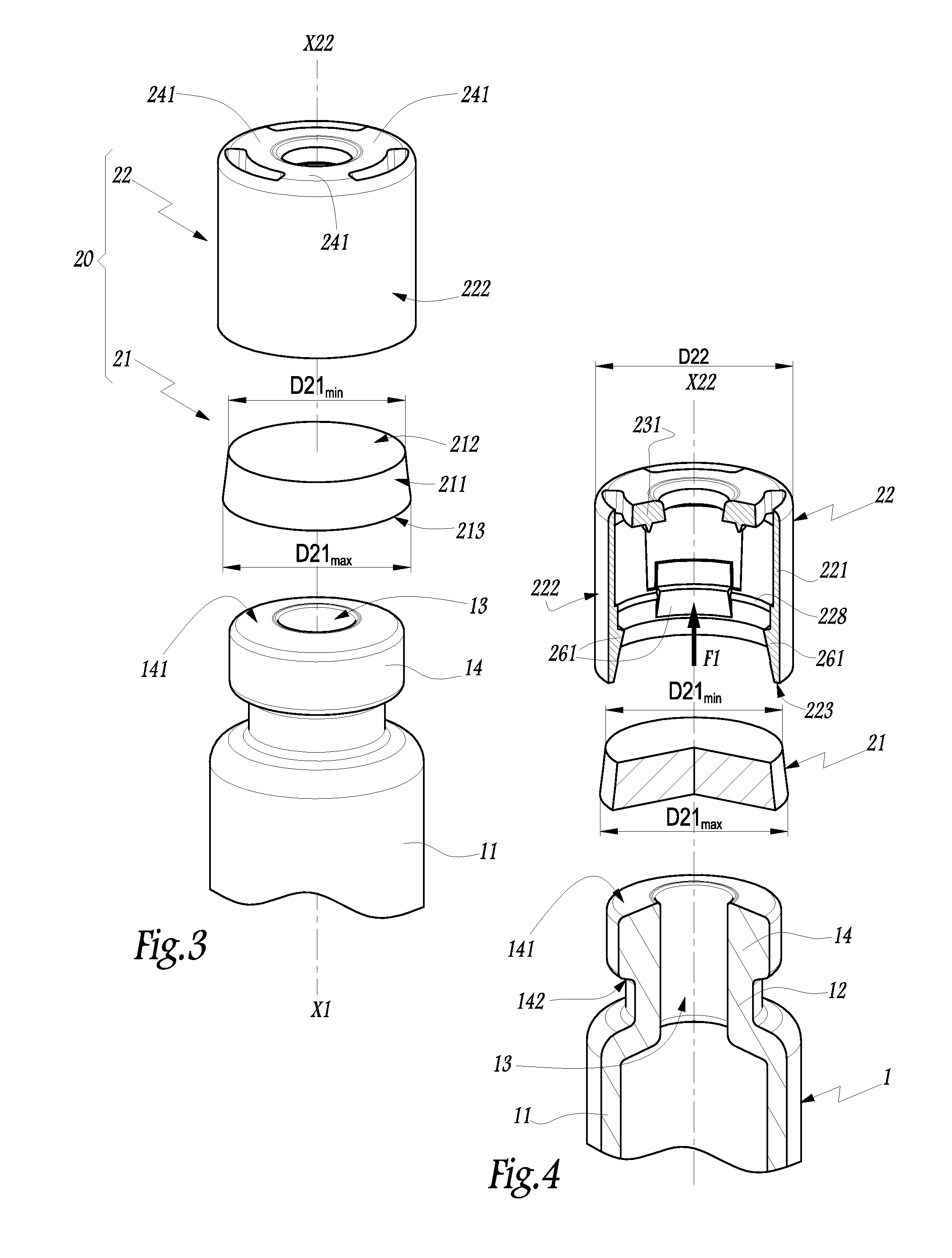 Sealing device and container equipped with such a device