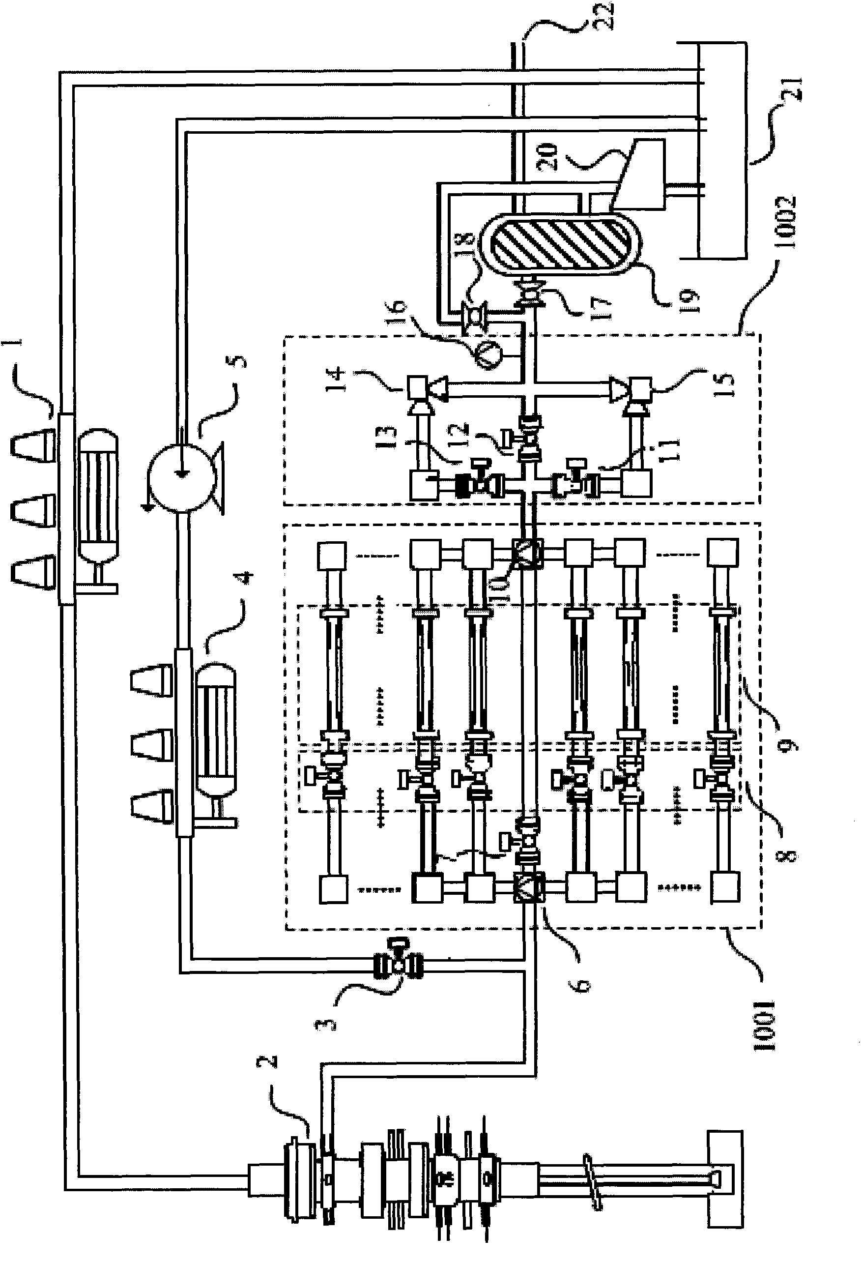 Combined multi-stage pressure control method and device