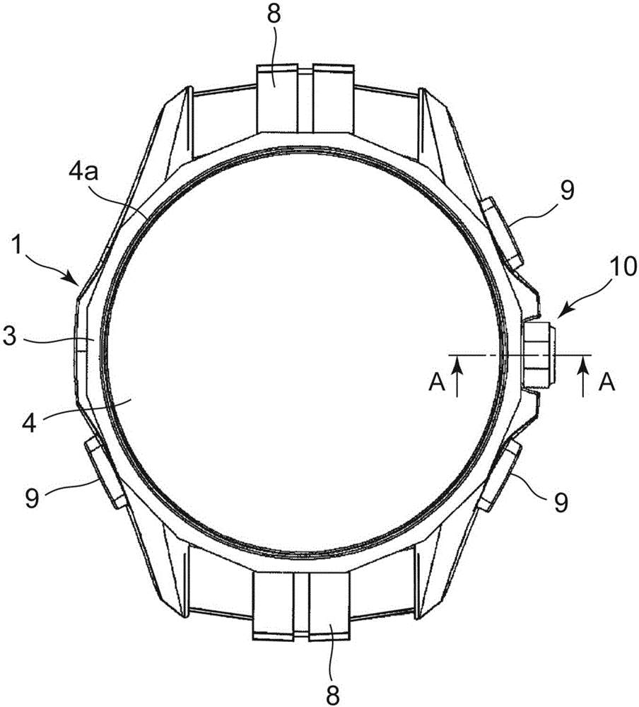 Switch device and timepiece