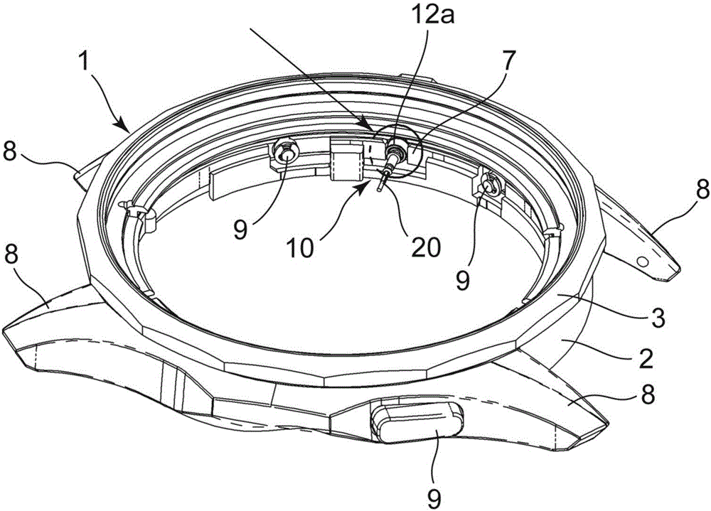 Switch device and timepiece