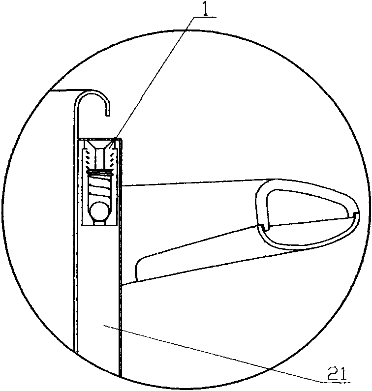 Pressure cooker one-way valve