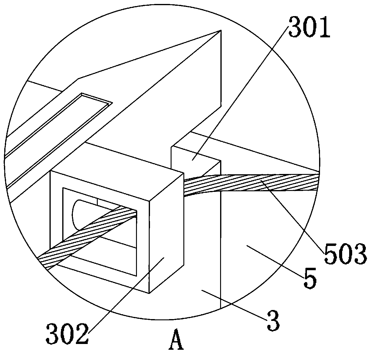 Coal pushing device for thermal power plant fuel transportation