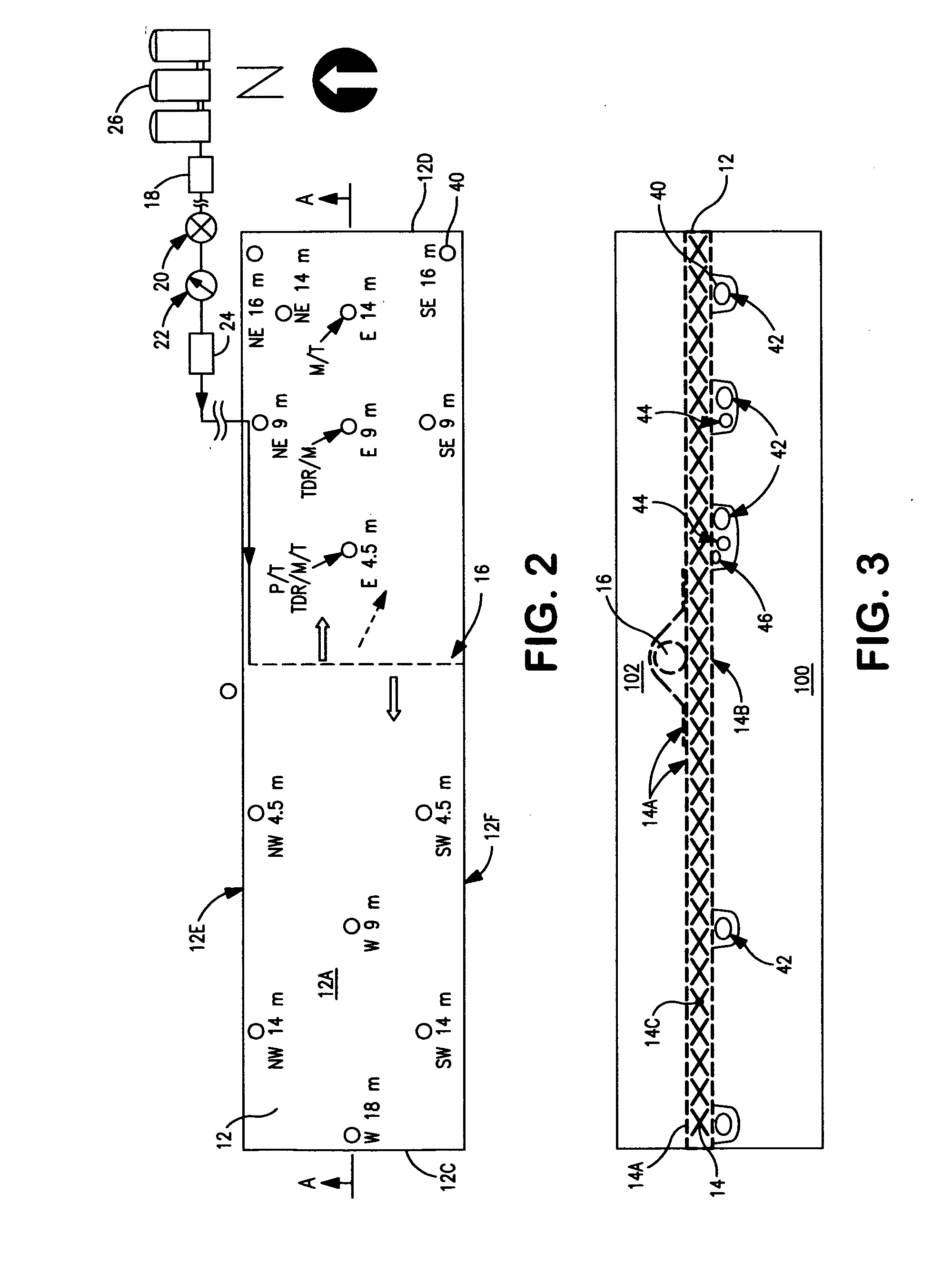 Fluid distribution and collection in landfills and contaminated sites