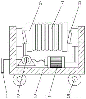 Agricultural spray irrigation device