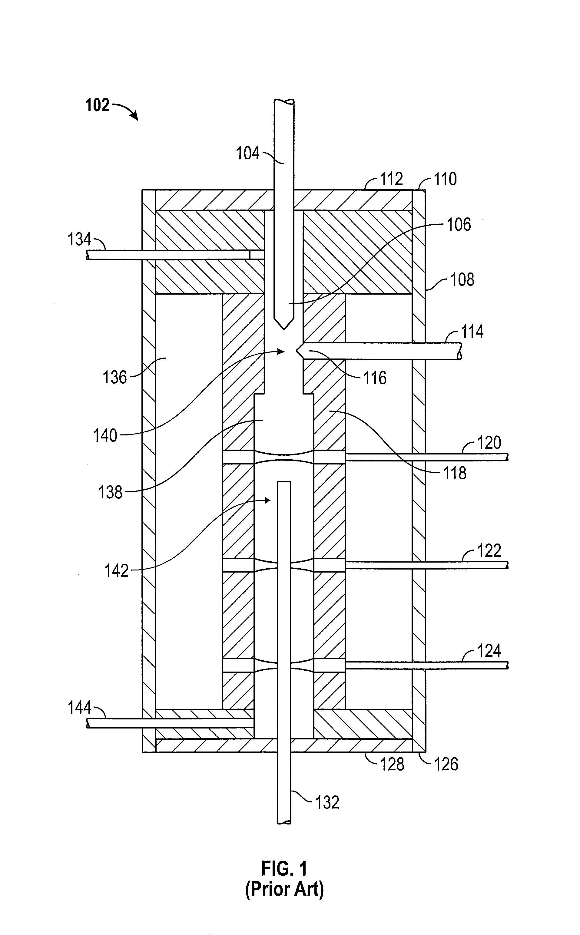 Pulsed discharge helium ionization detector with multiple combined bias/collecting electrodes for gas chromatography and method of use