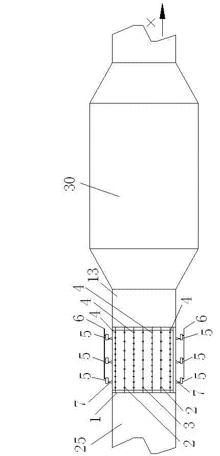 Flue embedded acoustic-electric joint condenser