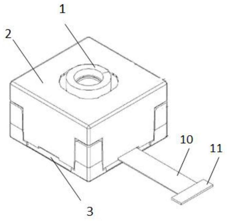 Camera module with holder