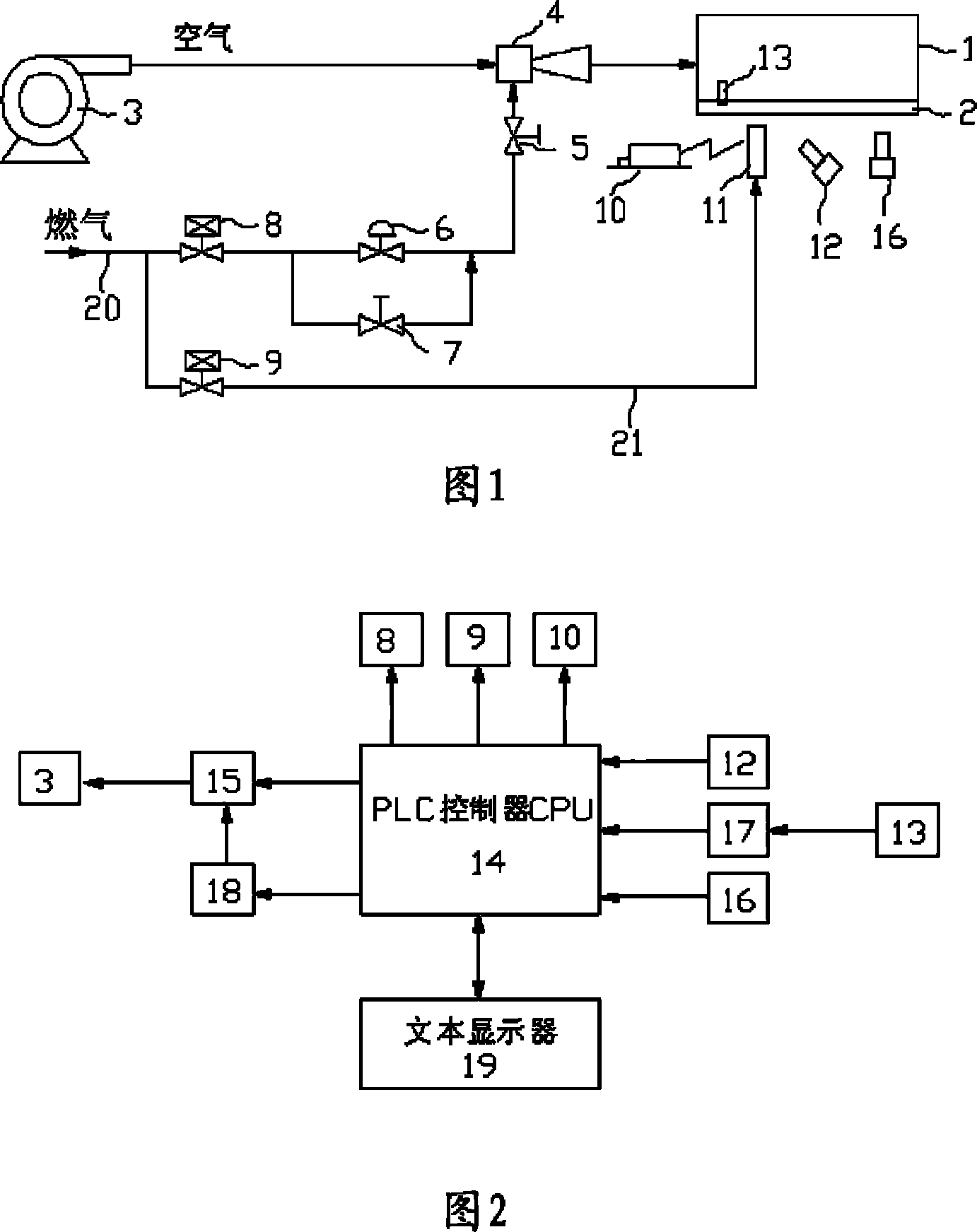 Control system for catalytic combustion