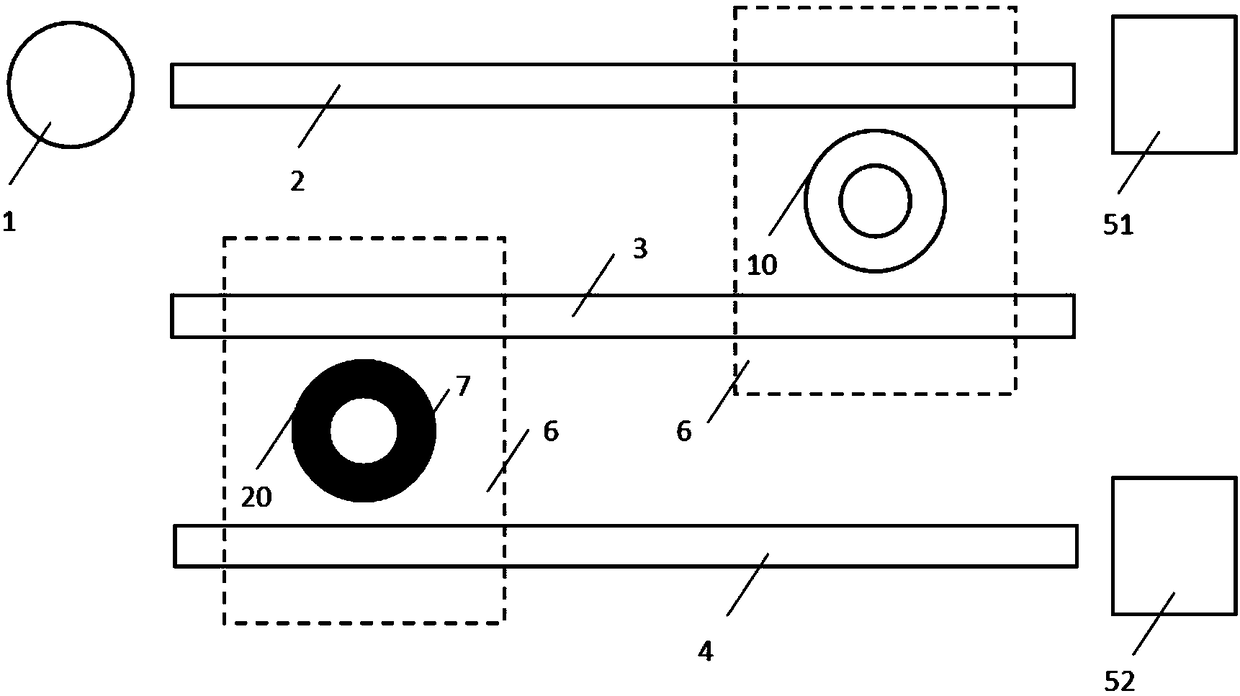 Optical sensor on basis of cascade connection of double resonant cavities