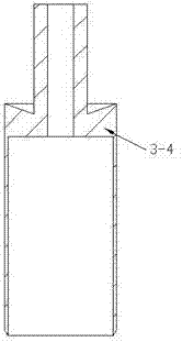 A squid processing head and whisker separating device