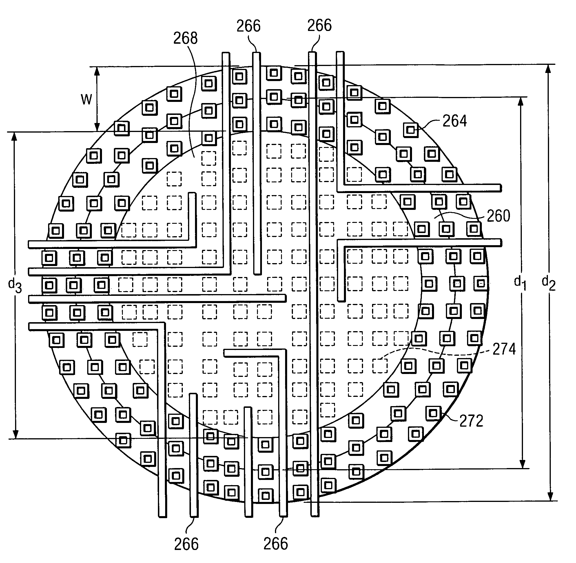 Support structures for semiconductor devices