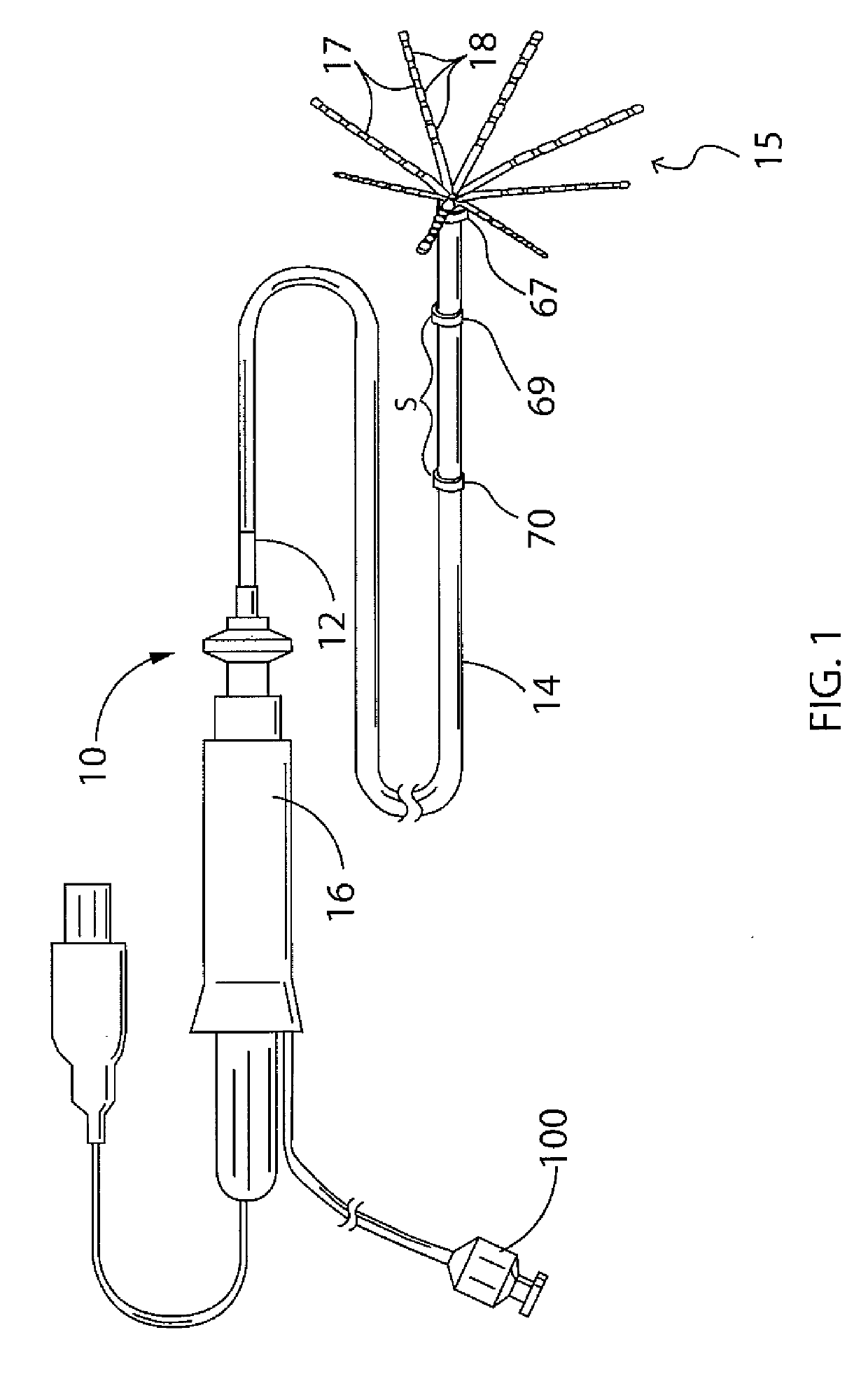 Catheter with electrode spine assembly having preformed configurations for improved tissue contact