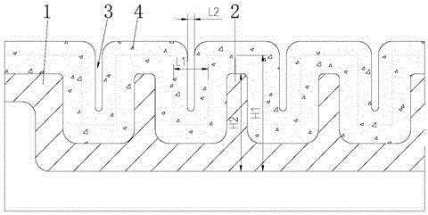 A perforated plug and its surface treatment method