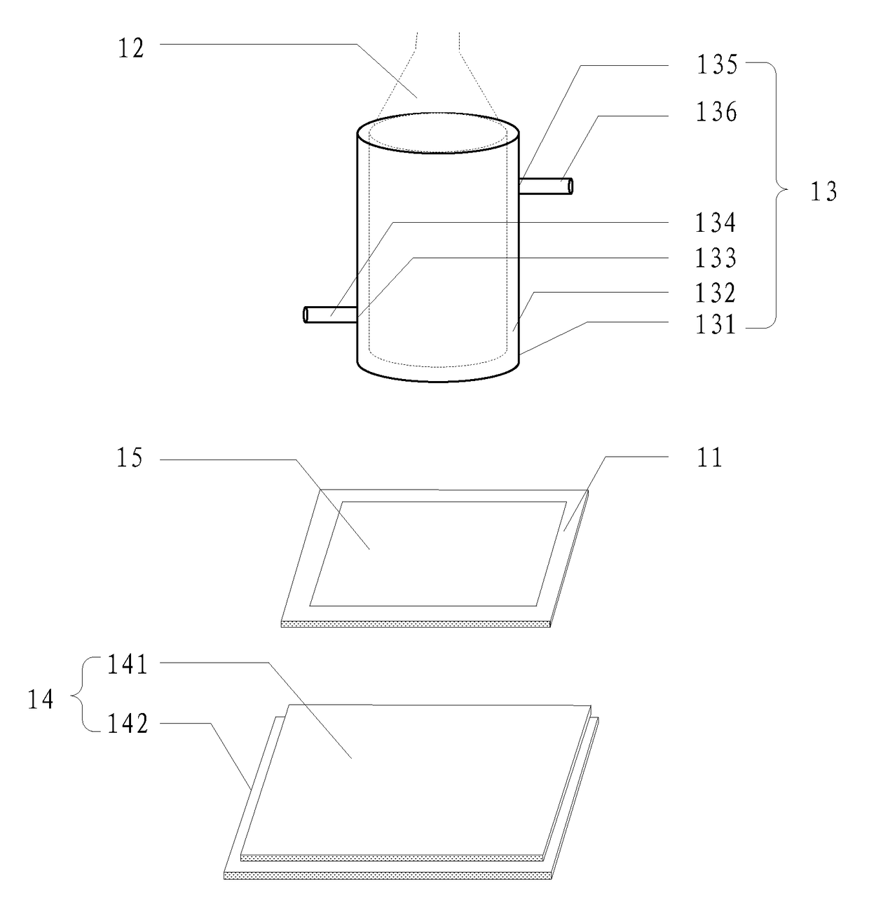 Liquid crystal filling device and liquid crystal panel manufacturing apparatus comprising the same