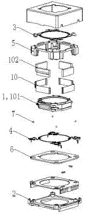 Automatic focusing device with jitter correction structure