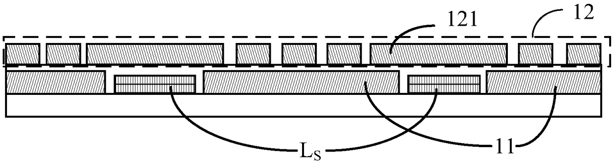 A double gate array substrate and display device