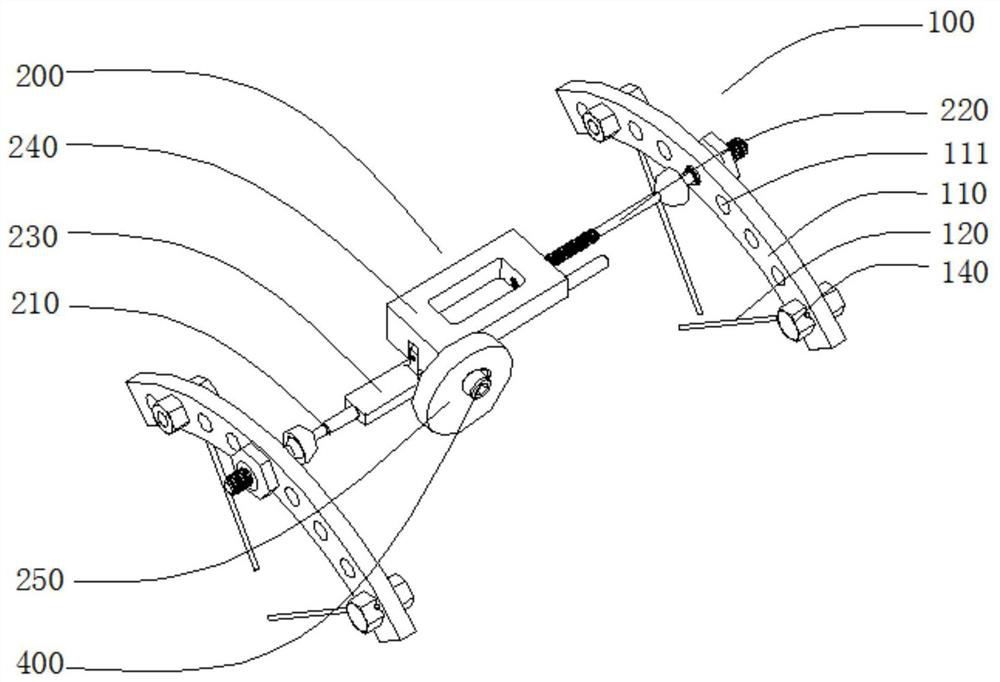 Universal phalanx and metacarpus annular external fixator