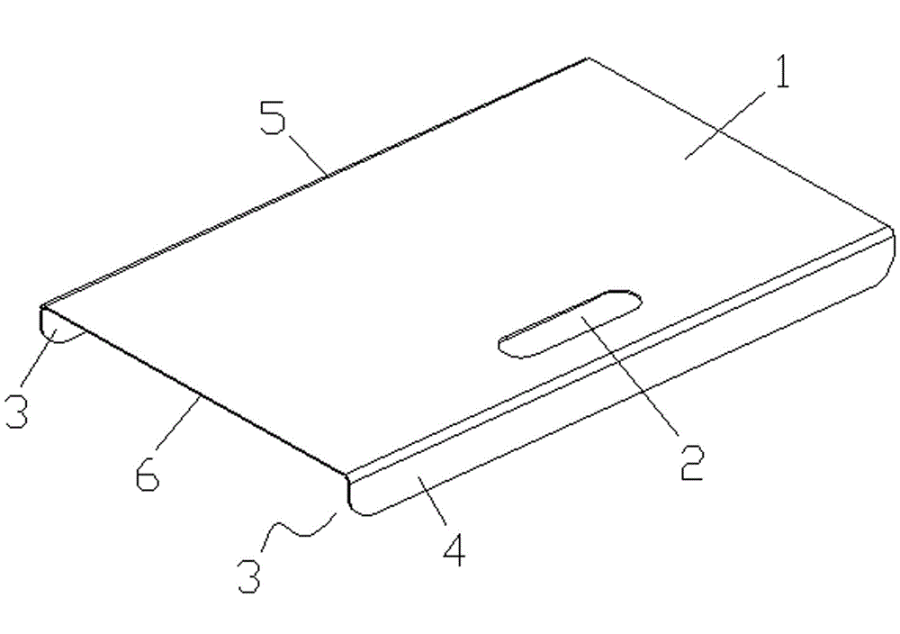 Split type storage layering partition plate structure