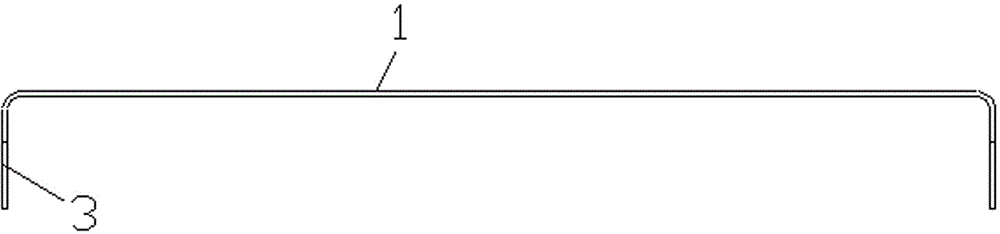 Split type storage layering partition plate structure