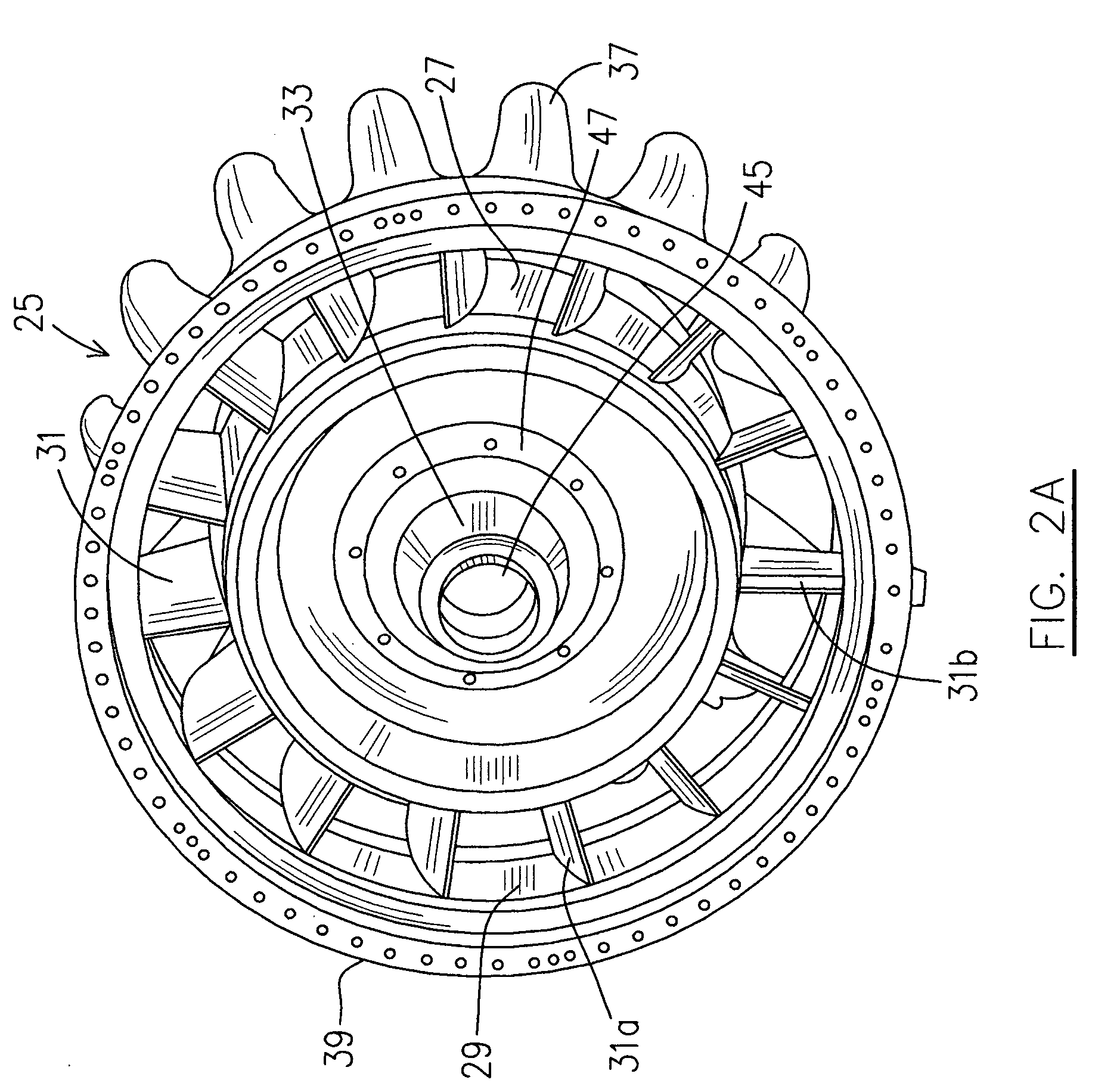 Turbine exhaust case and method of making