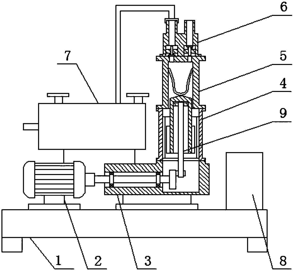 Chlorine gas magnetic levitation centrifugal compressor