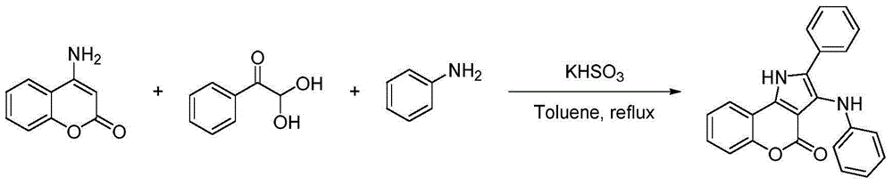 Substituted 1,4-dihydro-chromene [2, 3-b] pyrrole compound and preparation method thereof