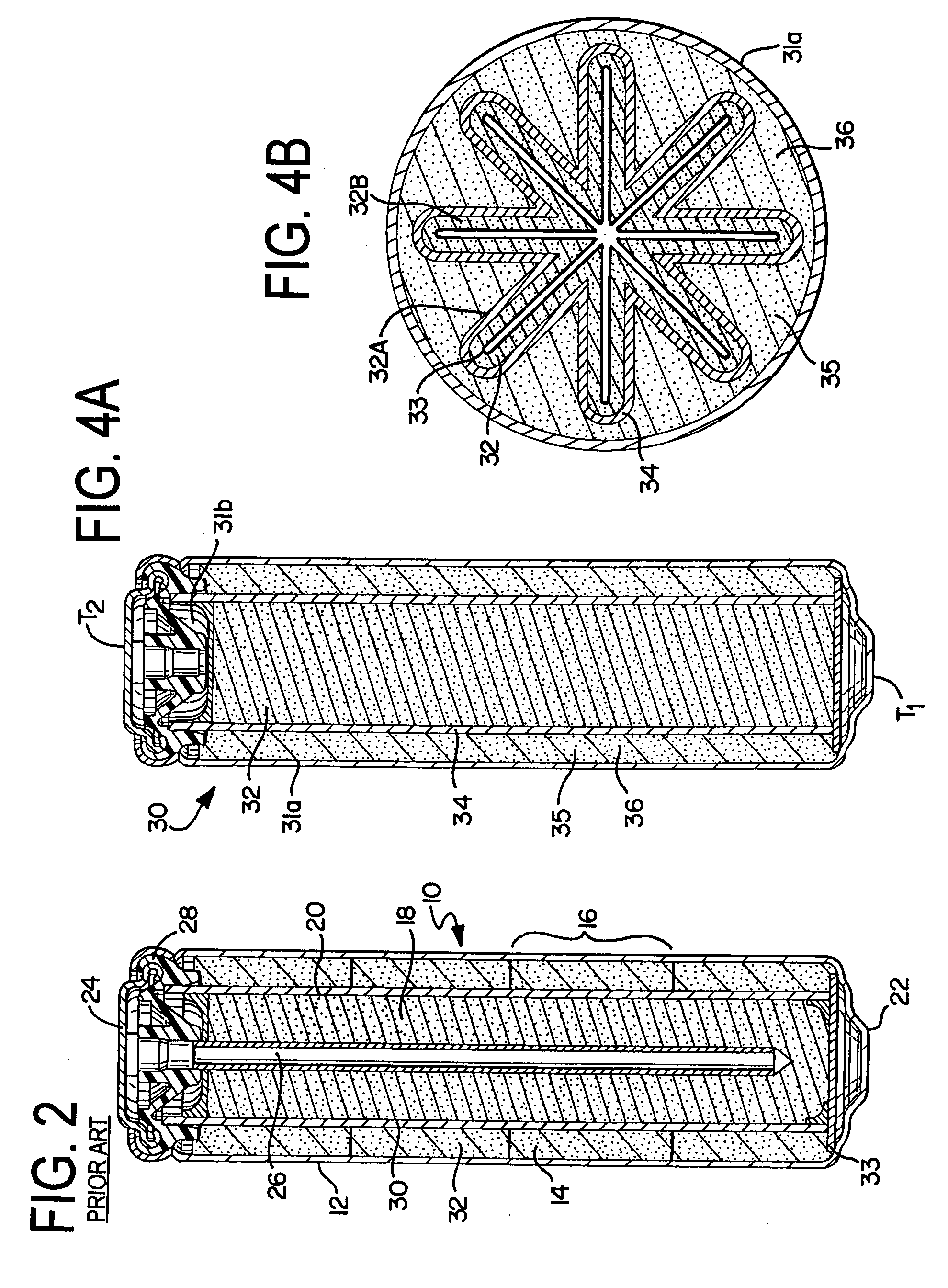 Cylindrical battery cell having improved power characteristics and methods of manufacturing same