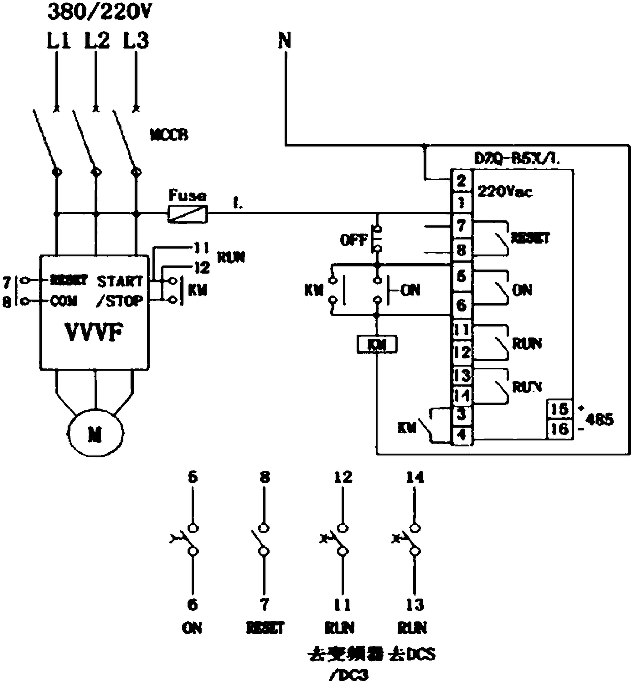 Motor restart controller and control method of motor restart controller