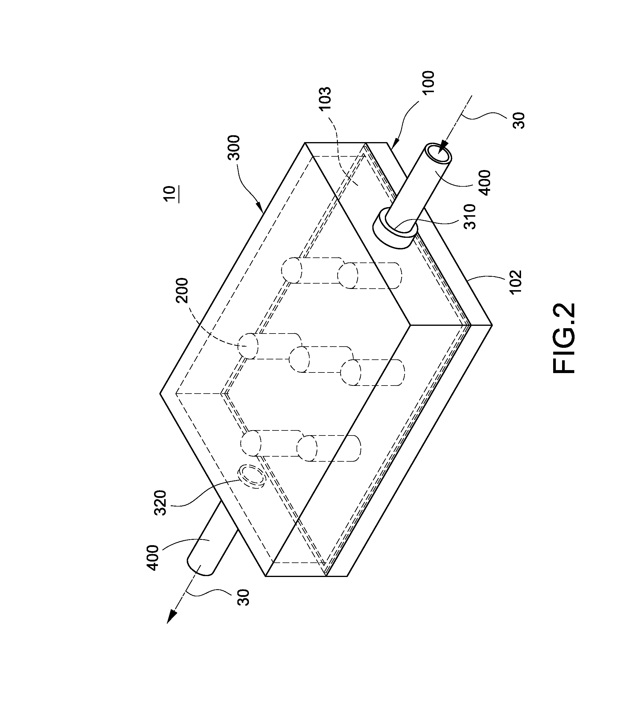 Water-cooling heat dissipation device and water block thereof