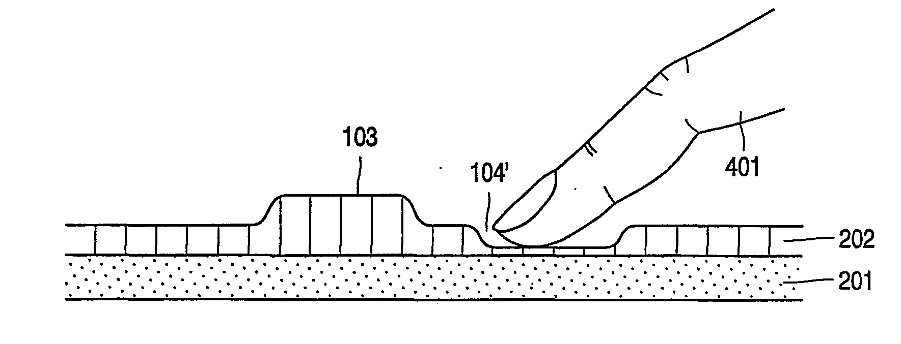 Display system with tactile guidance