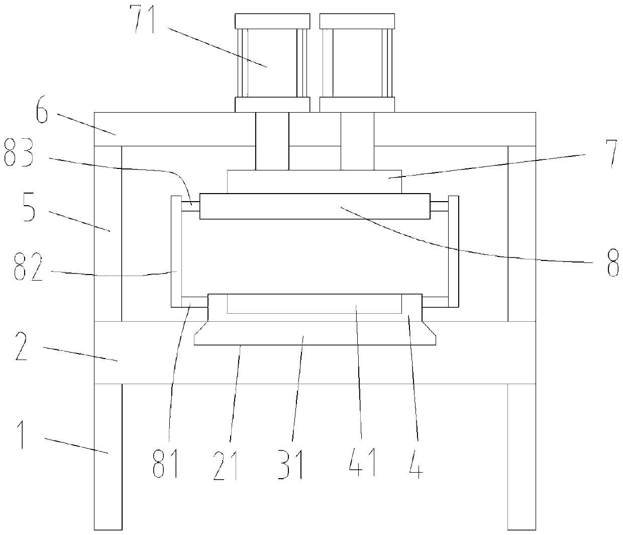 Straw plate forming device