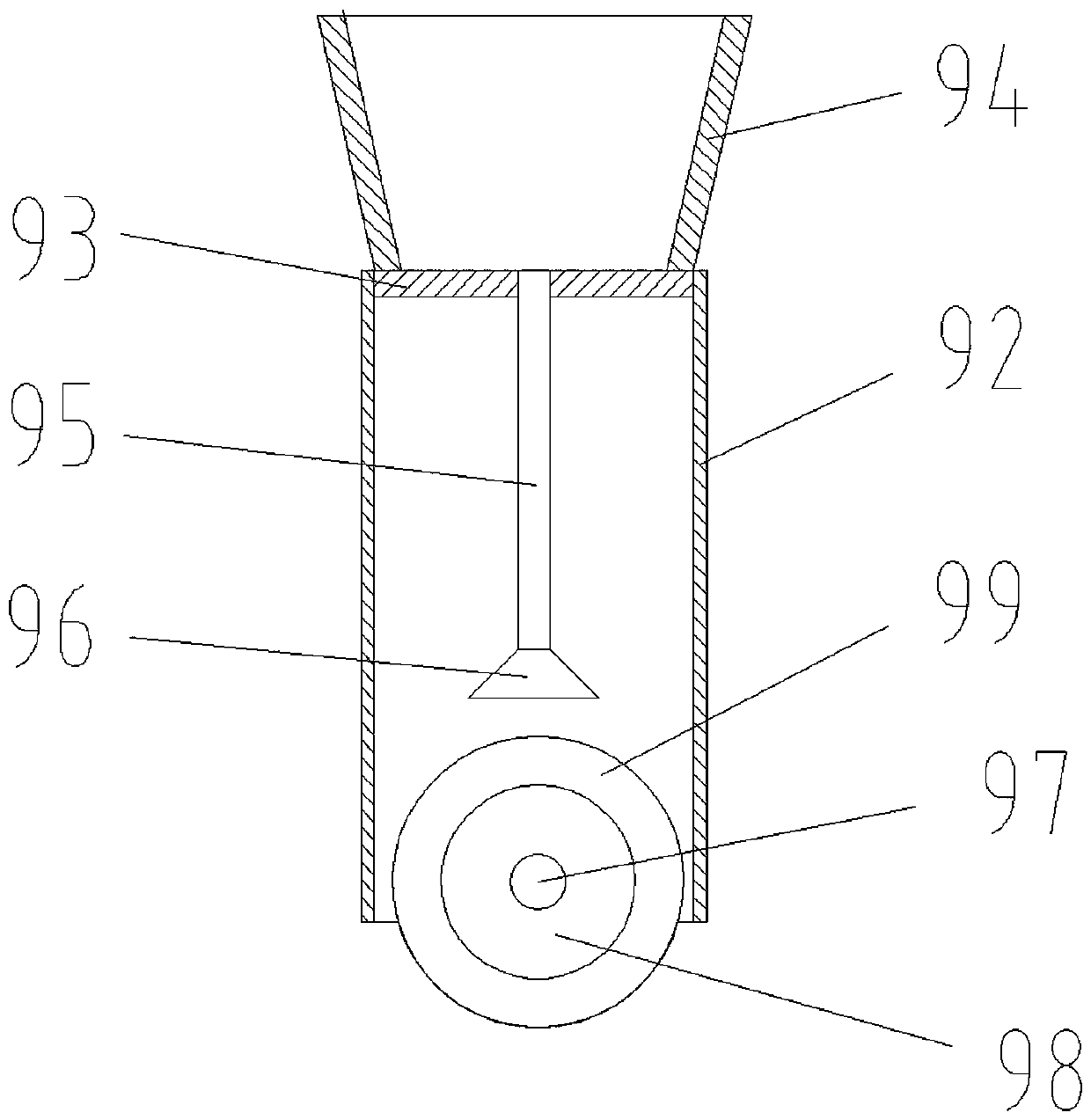 Straw plate forming device