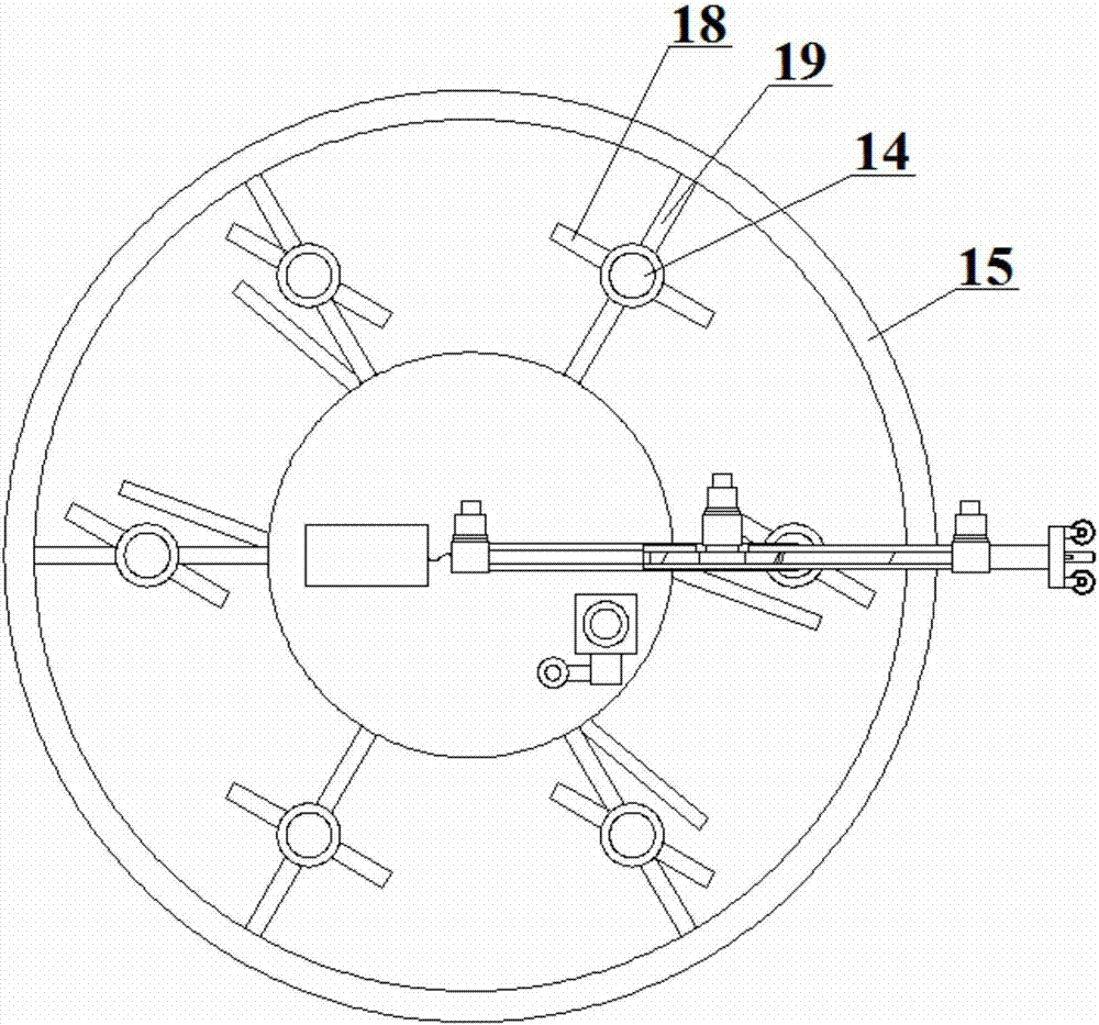Unmanned aerial vehicle mechanical arm-based crane metal structure detection device and method